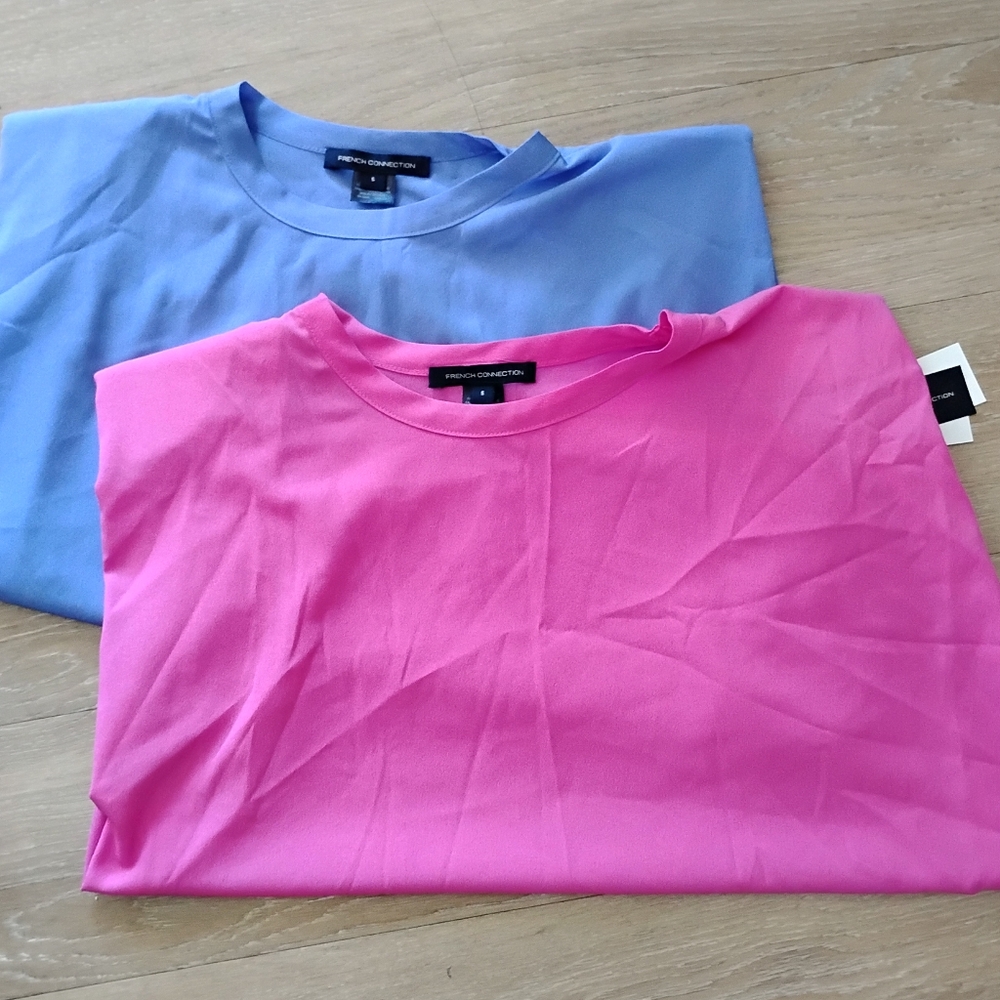 Pink and Blue T-Shirts